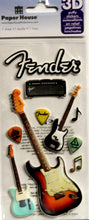 Paper House Fender Dimensional Puffy Stickers