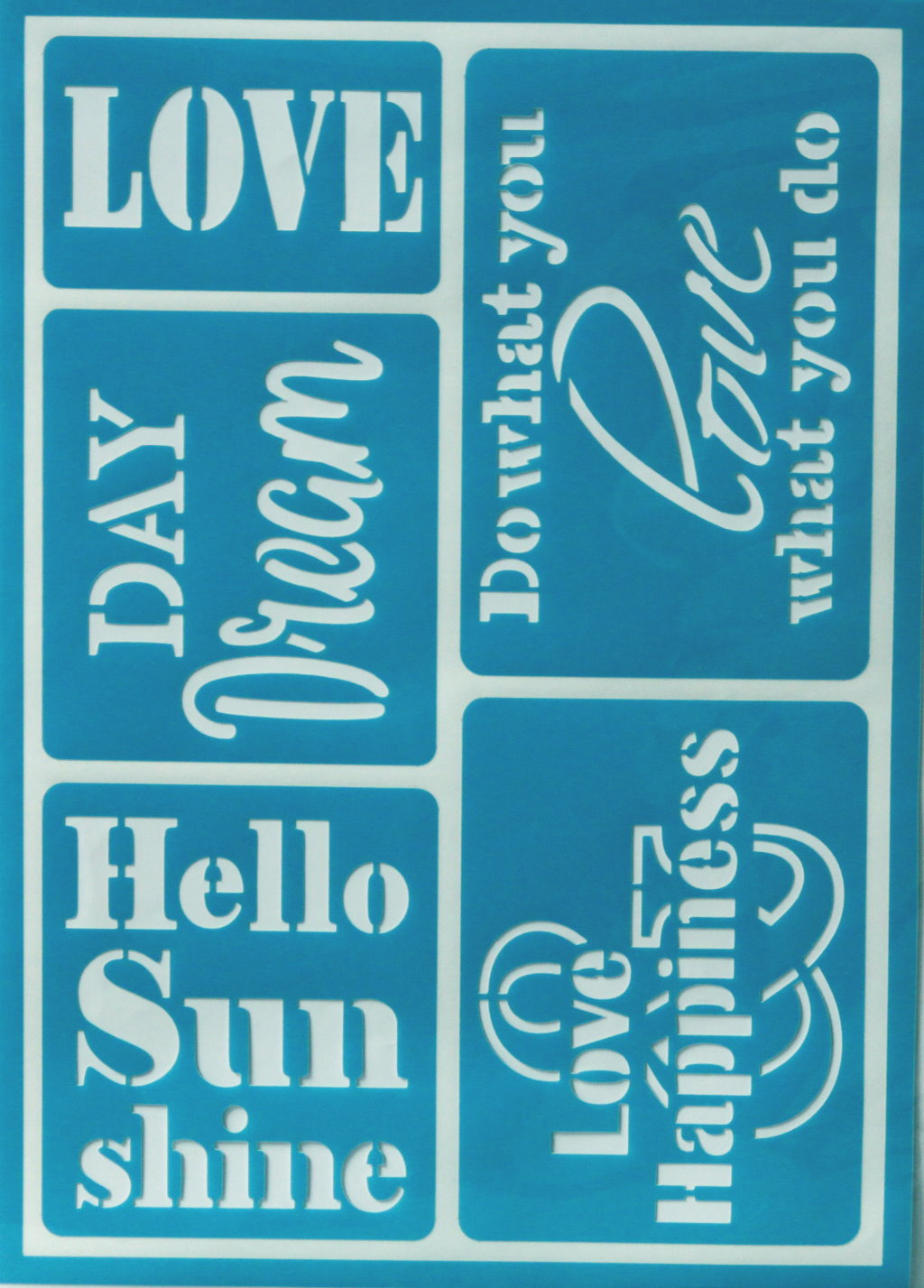 Love Sentiments Self-Adhesive Stencil Set