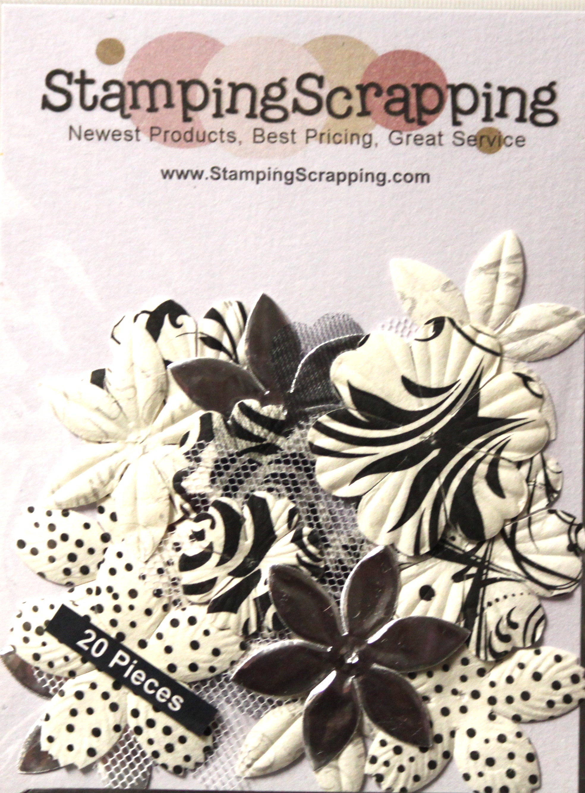 StampingScrapping Premium Wedding Flower Pack White