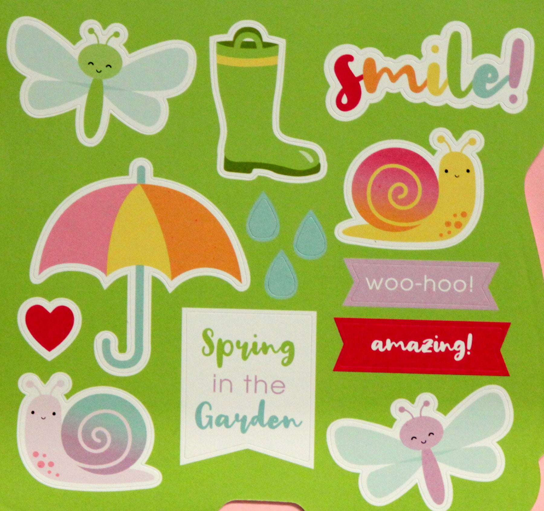 IG Design Spring In The Garden Stickers