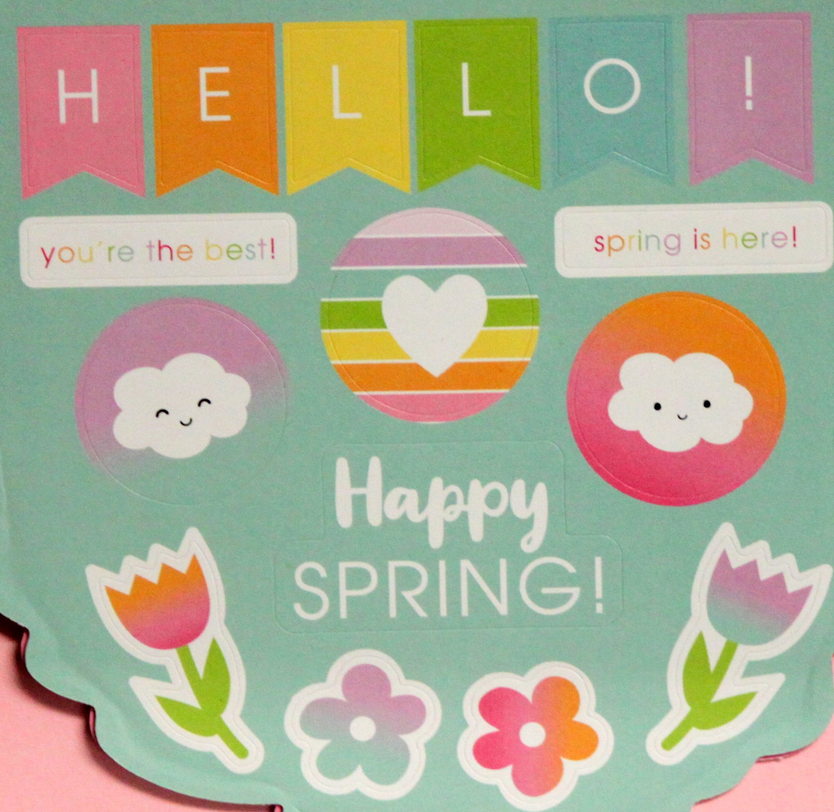 Happy Spring Sticker SCRAPBOOKFARE
