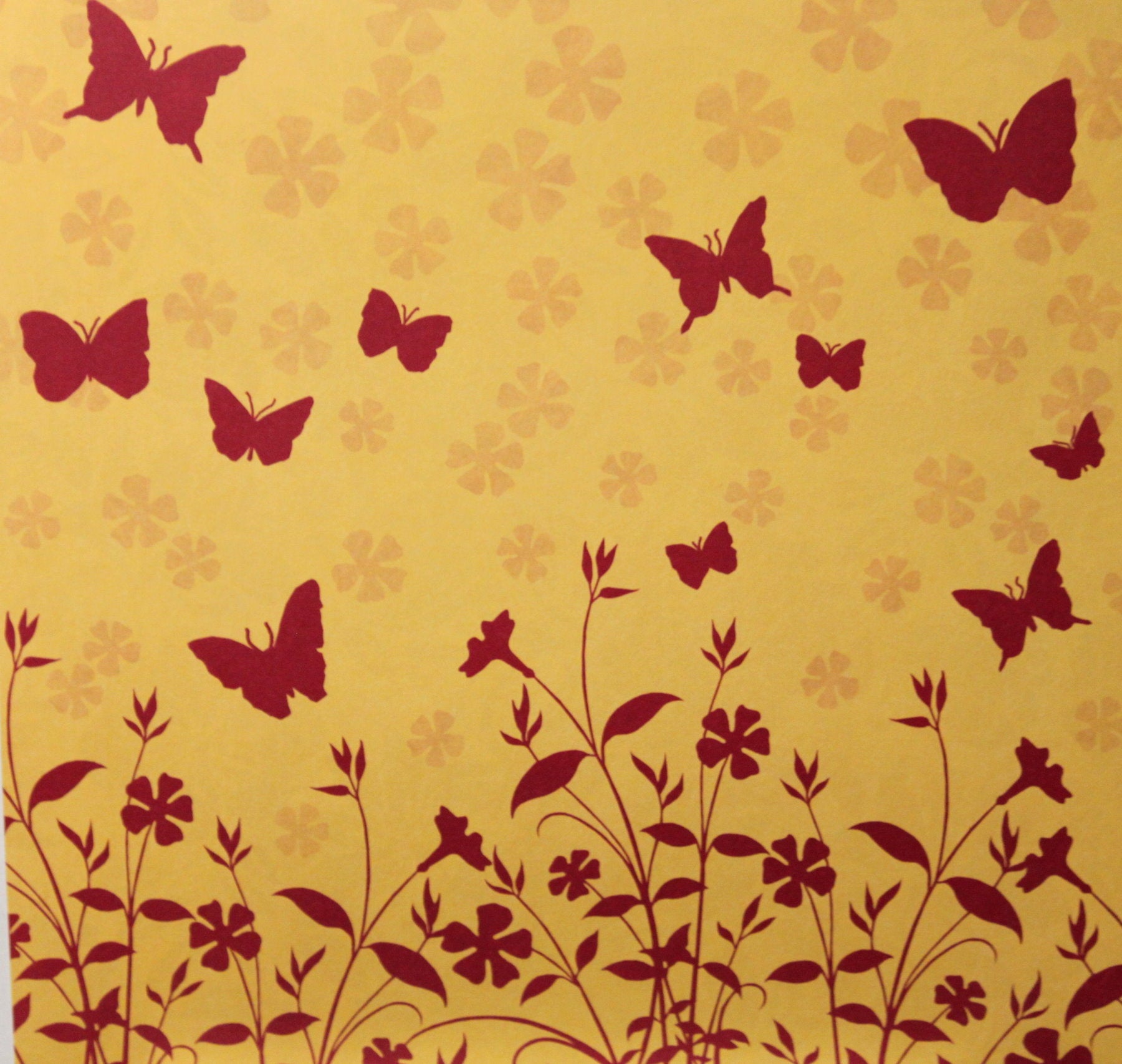 K & Company 12 x 12 Susan Winget Meadow Collection Double-Sided Light Cardstock Paper