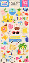 Echo Park I Love Summer Chipboard Accent Stickers