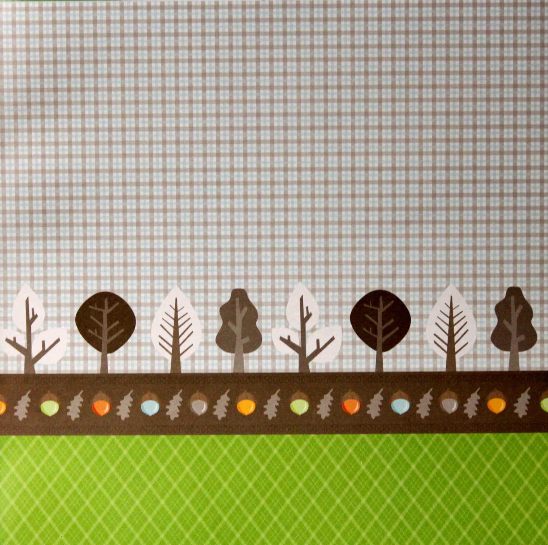 DCWV Fall Tree Line 12 x 12 Scrapbook Paper