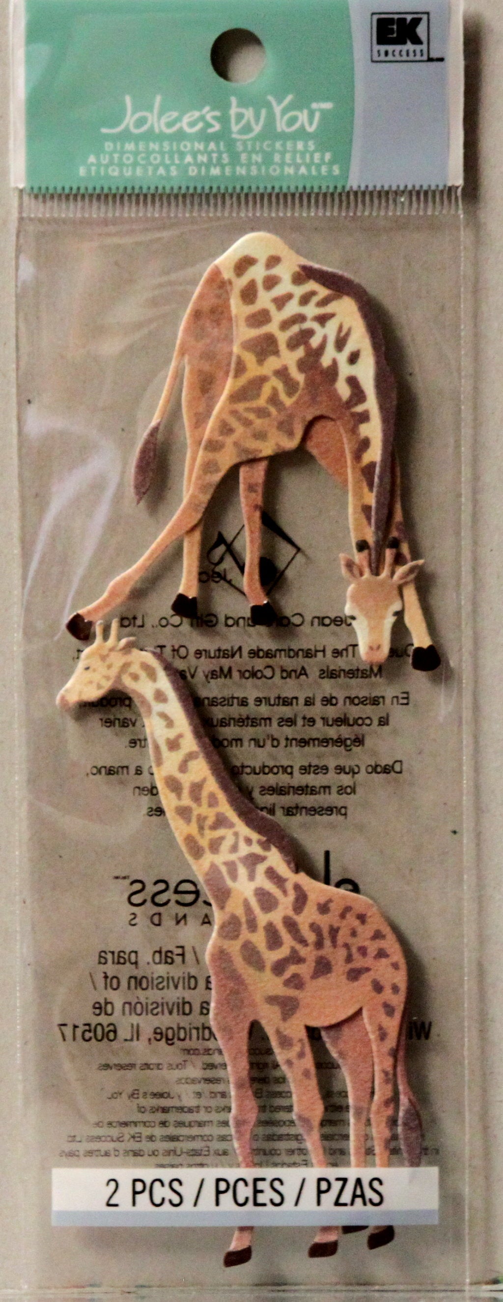 Jolee's Boutique Jolee's By You Giraffe Dimensional Stickers