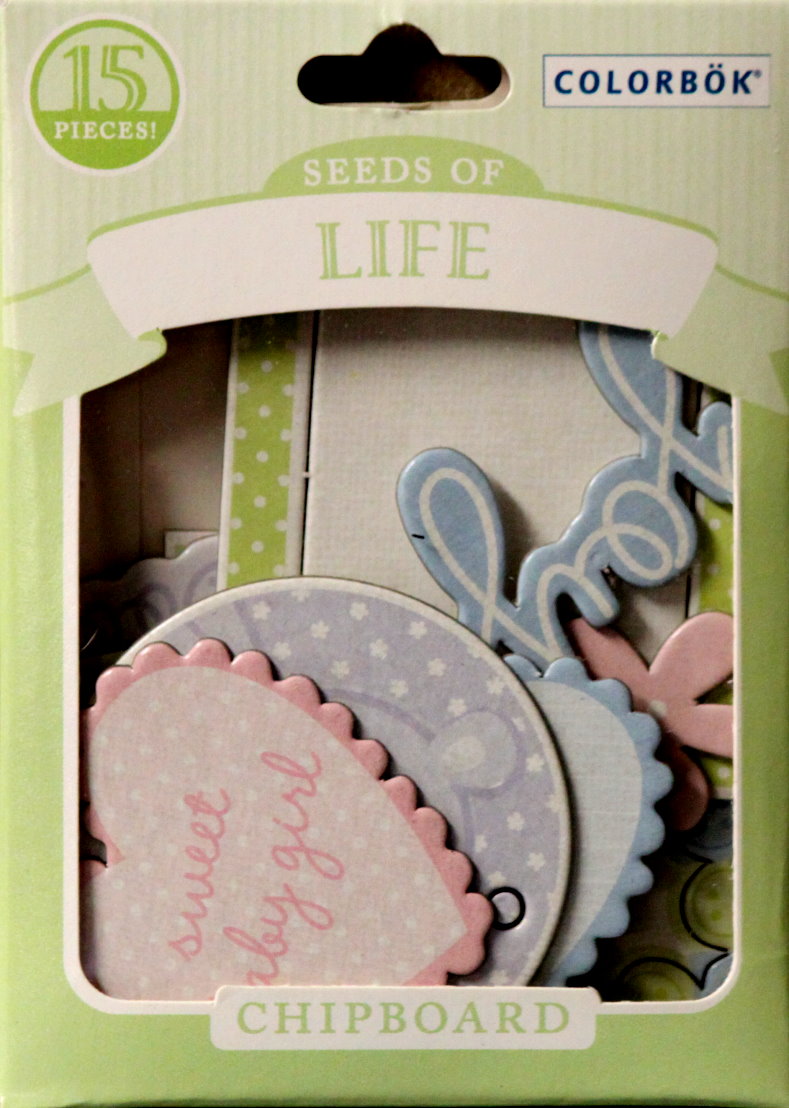 Colorbok Seeds Of Life Die-Cut Chipboard Embellishments