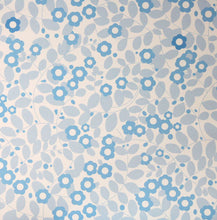 Light Blue Floral Pattern 12 x 12 Scrapbook Paper