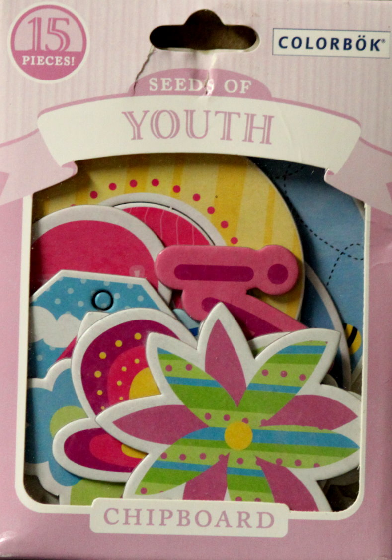 Colorbok Seeds Of Youth Die-Cut Chipboard Embellishments