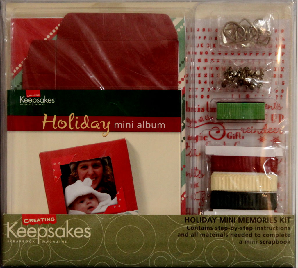 Creating Keepsakes Holiday Mini Scrapbook Memories Kit