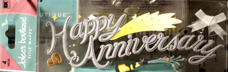 Jolee's Boutique Happy Anniversary Title Dimensional Sticker