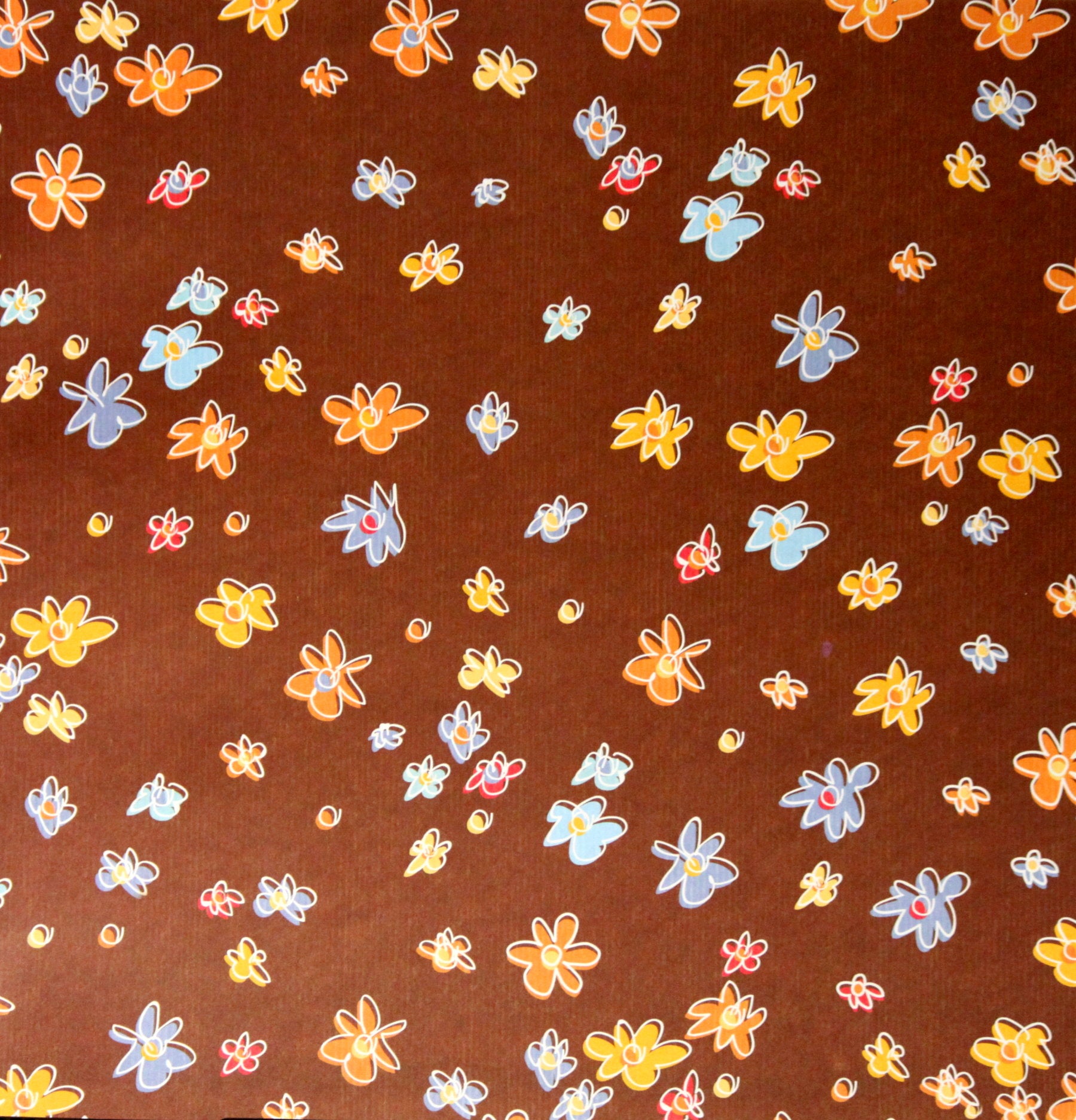 DCWV Fall Flowers 12 x 12 Scrapbook Paper
