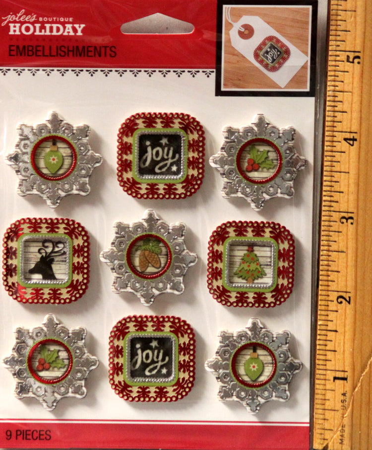 Jolee's Boutique Holiday Frames Repeat Dimensional Stickers