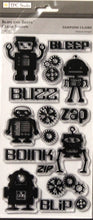 TPC Studio Blips And Beeps Clear Cling Stamps
