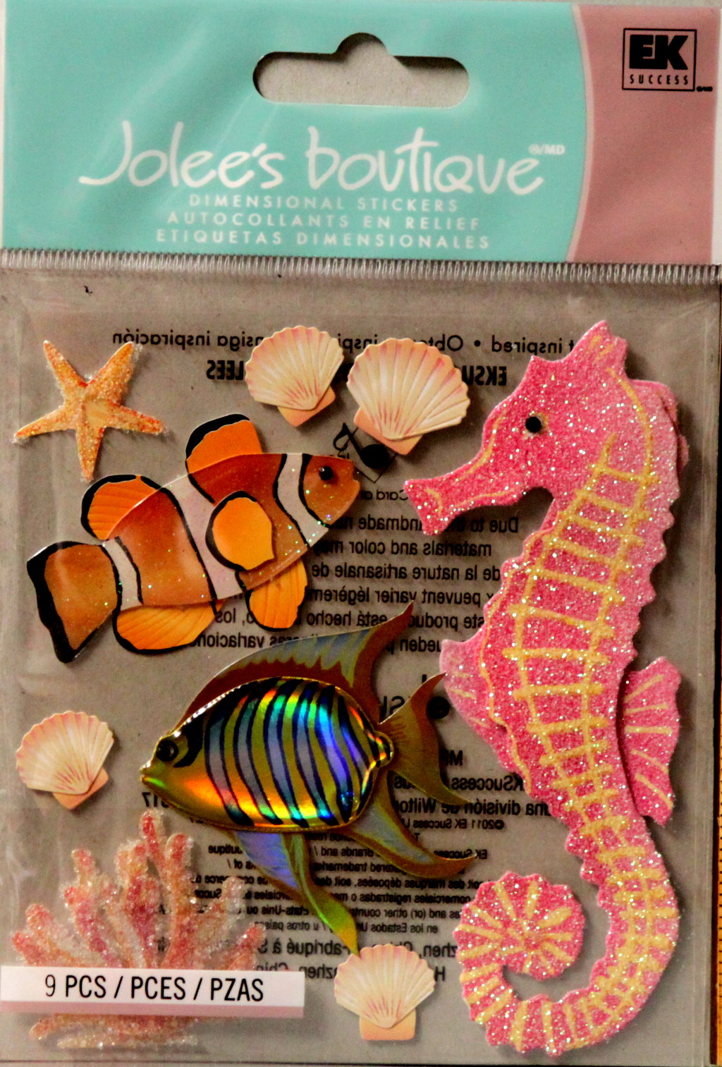 Jolee's Boutique Sea Creatures Dimensional Scrapbook Stickers