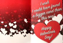Giant Heart Valentine's Day Greeting Card With Envelope #2