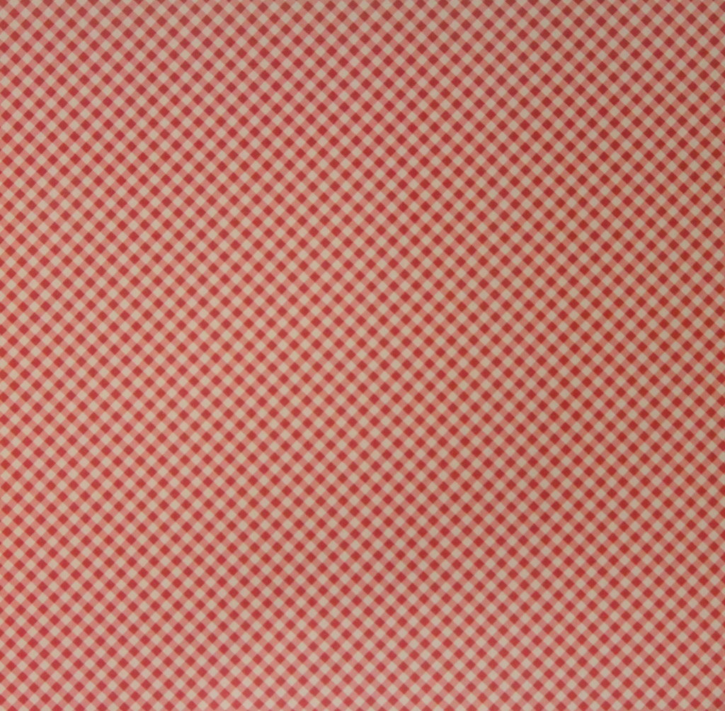 Pebbles 12 x 12 Spring Valentine Gingham Scrapbook Paper