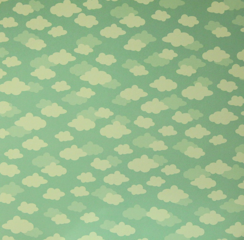 Pebbles 12 x 12 Spring Clouds Scrapbook Paper