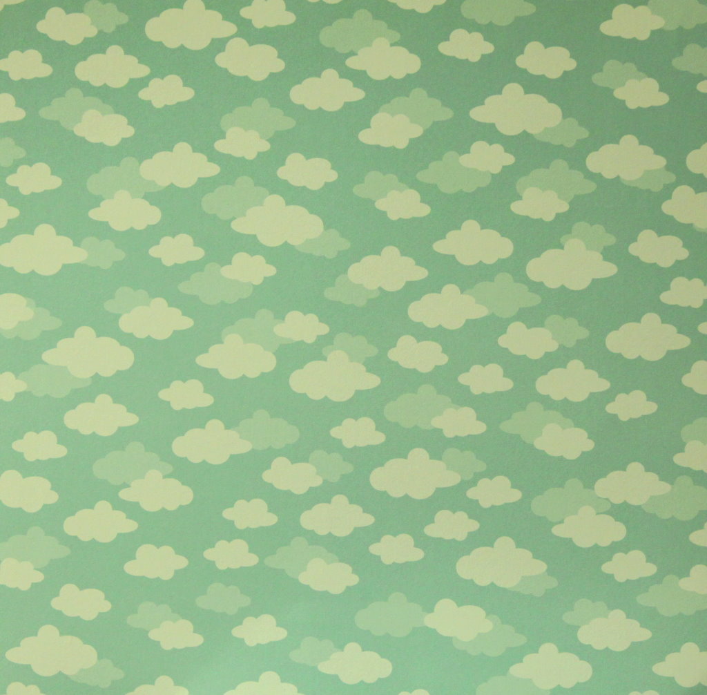 Pebbles 12 x 12 Spring Clouds Scrapbook Paper