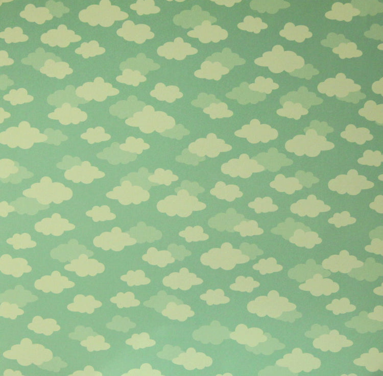 Pebbles 12 x 12 Spring Clouds Scrapbook Paper