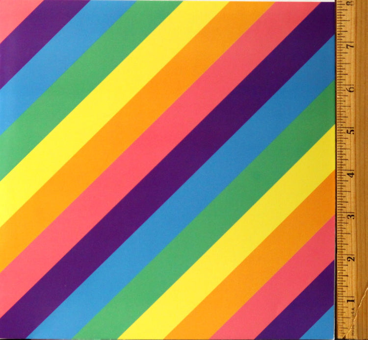 Rainbow 8" x 8" Blank Soft Cover Scrapbook