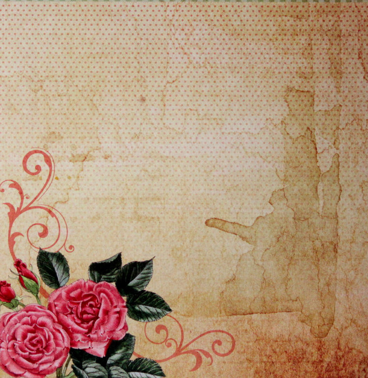 Antique Roses Scrapbook Set