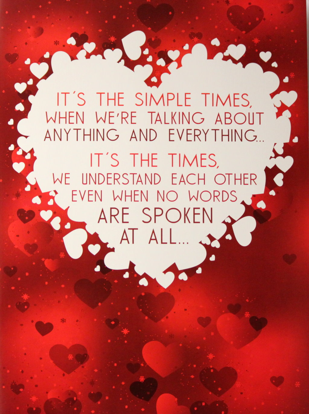 Giant Heart Valentine's Day Greeting Card With Envelope