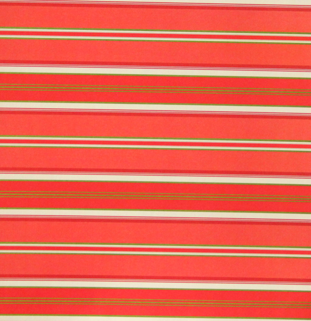 Christmas Striped Colors 12 x 12 Scrapbook Paper