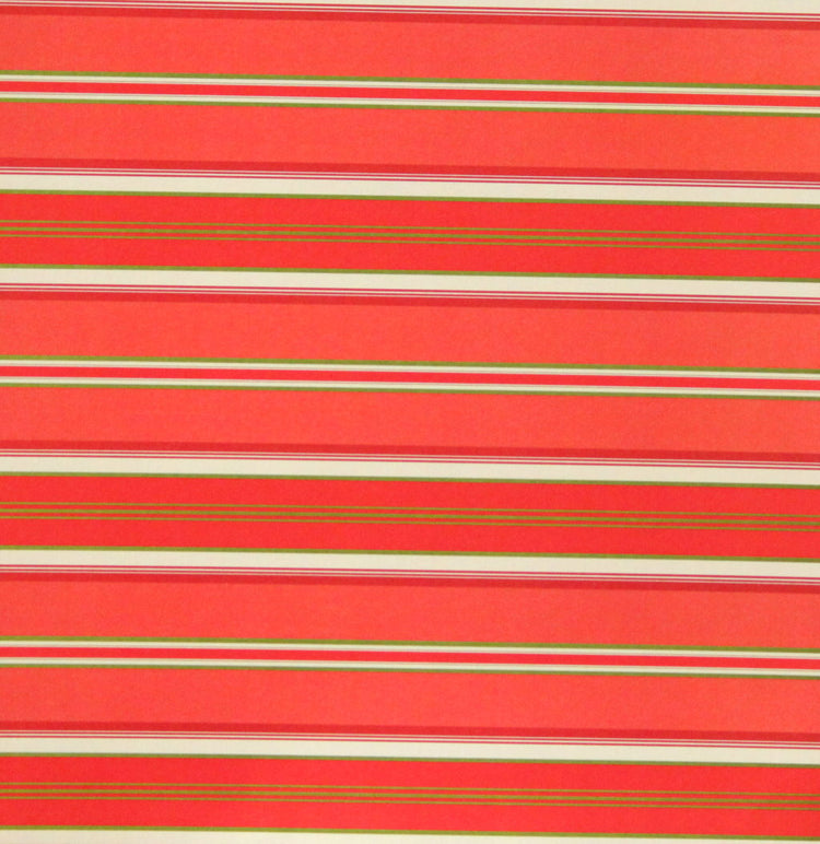 Christmas Striped Colors 12 x 12 Scrapbook Paper
