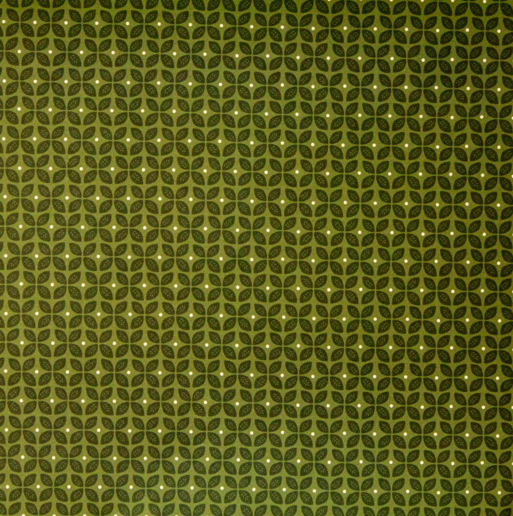 Pebbles 12 x 12 Spring Green Leaves Scrapbook Paper