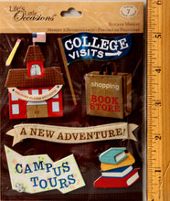 K & Company Life's Little Occasions College Visits Dimensional Stickers Medley