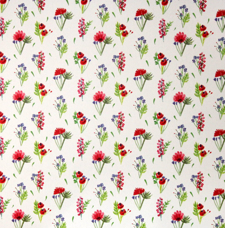 Craft Smith 12" X 12" Santa Fe Garden Flowers Cardstock Scrapbook Paper