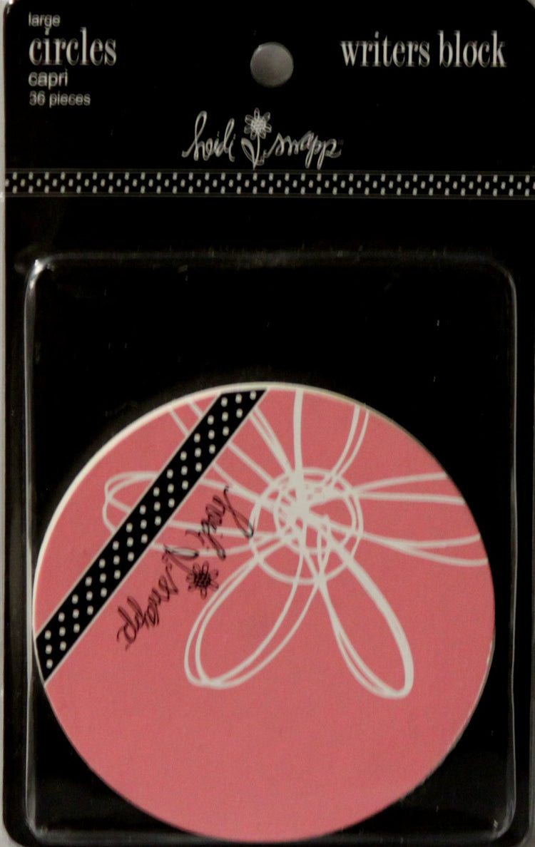 Heidi Swapp Capri Large Circles Writers Block