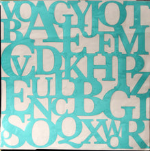 K & Company Blue Letters Clear Flexible 12 x 12 Stencil