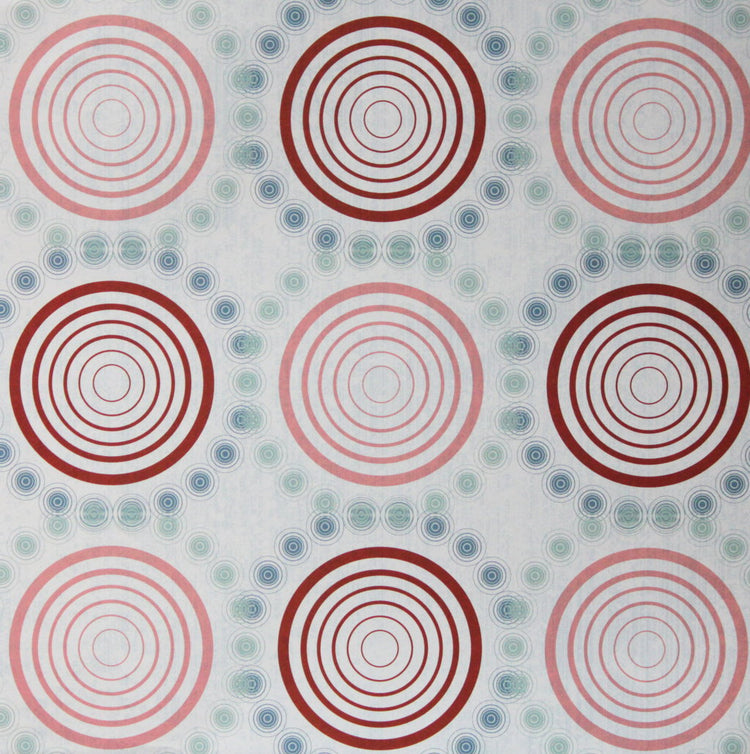 DCWV Summer Circles Printed 12 x 12 Scrapbook Paper