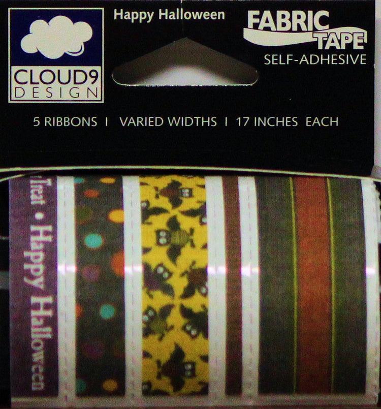 Copy of Cloud 9 Design 5pc Ribbon Fabric Tape Halloween