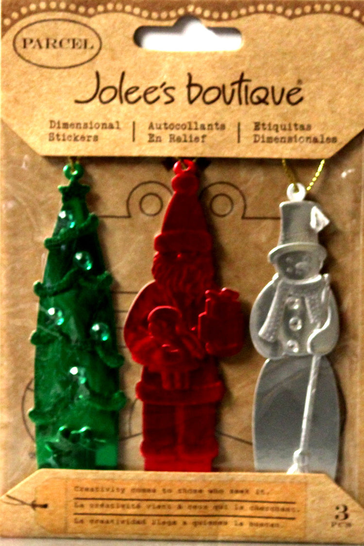 Jolee's Boutique Parcel Slim Ornaments Dimensional Scrapbook Stickers
