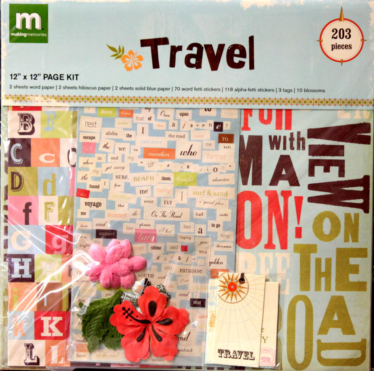 Making Memories 12 x 12 Travel Scrapbook Page Kit - SCRAPBOOKFARE