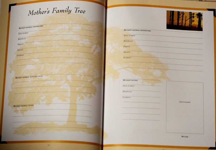 Our Family Tree And Album Keepsake Book