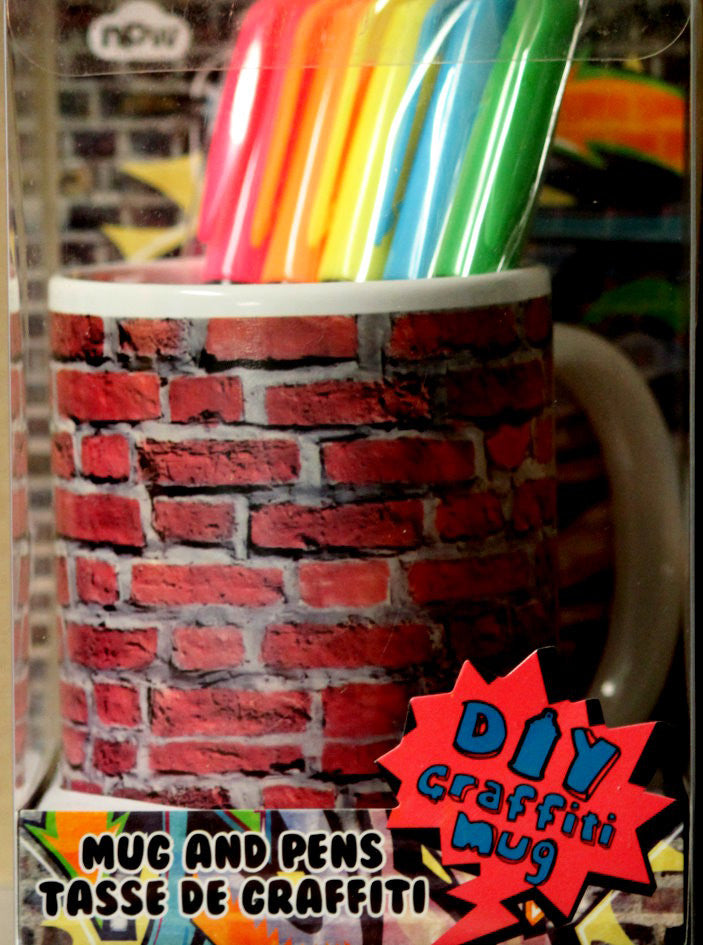 DIY Graffiti Mug And Marker Set