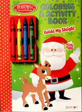 Rudolph The Red Nosed Reindeer Coloring & Activity Book WIth Crayons