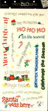 Me & My Big Ideas Christmas Sayings Vellum Stickers