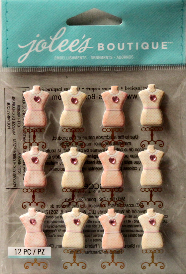 Jolee's Boutique DressForm Repeat Dimensional Stickers