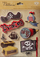 K & Company Life's Little Occasions Pirates Dimensional Stickers Medley
