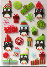 Premium Holiday Christmas Dimensional Vellum Stickers