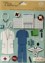 K & Company Life's Little Occasions Doctor & Nurse Dimensional Stickers Medley