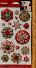 Jolee's Boutique Holiday Snowflakes Epoxy Dimensional Stickers Embellishments