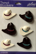 Jolee's Boutique Themed Cowboy Hats Repeat Dimensional Stickers