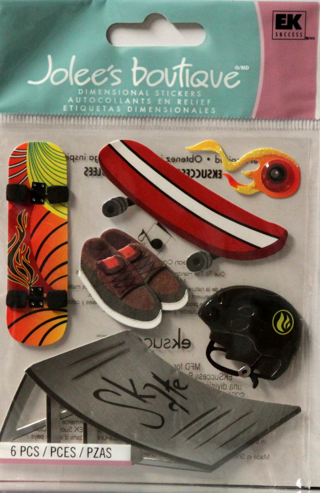 Jolee's Boutique Skateboard Dimensional Stickers