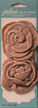 Jolee's Boutique Lt. Mauve Crochet Flowers Dimensional Stickers