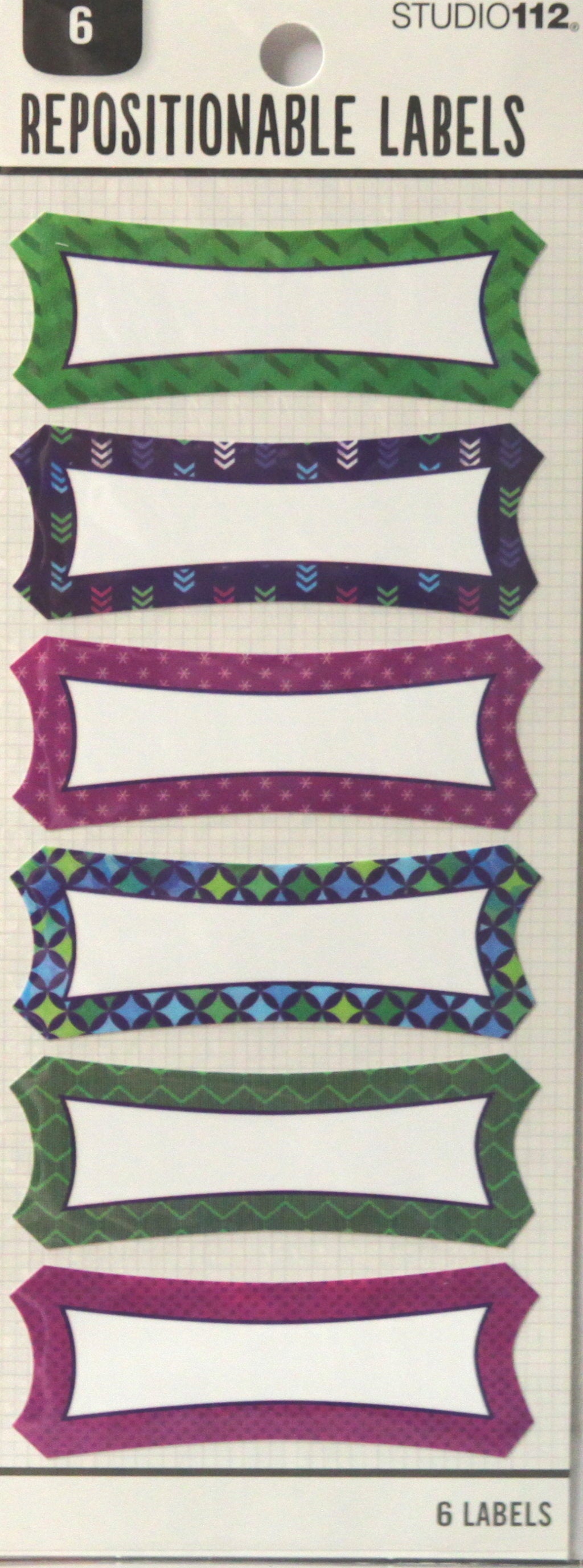 K & Company Studio 112 Cool Party Repositionable Labels